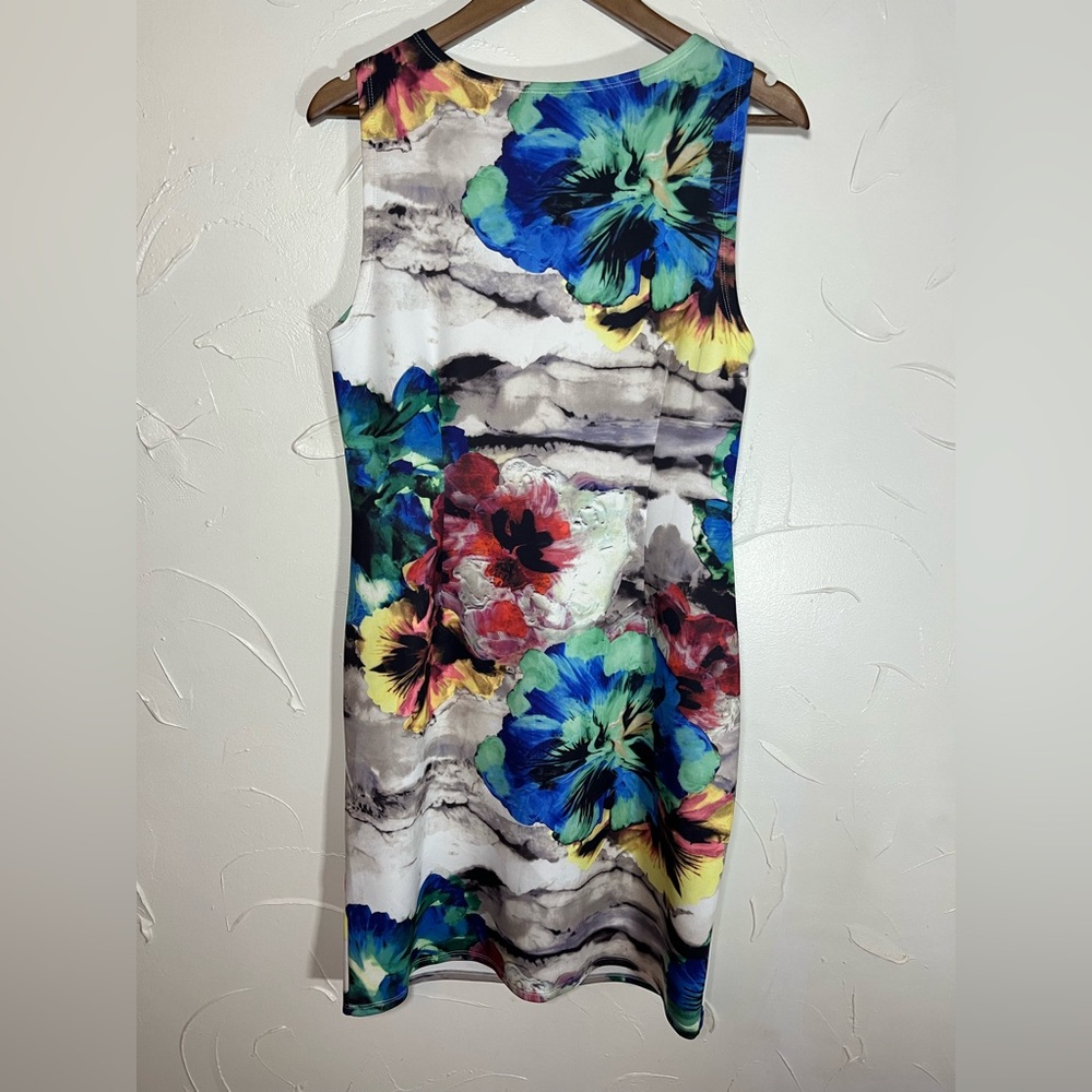 PHILOSOPHY Republic FloralSleeveless Jersey Dress Size Large - Picture 2 of 9